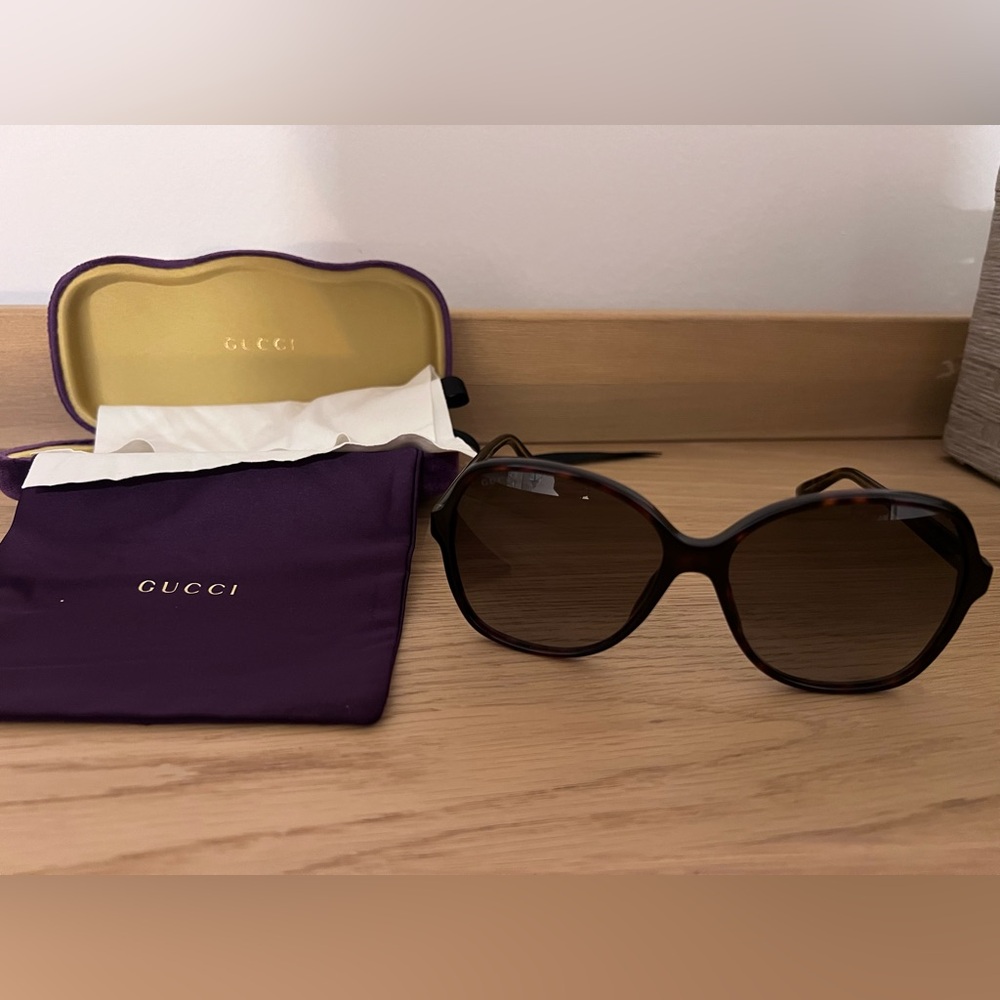 Gucci Tortoise Shell Sunglasses